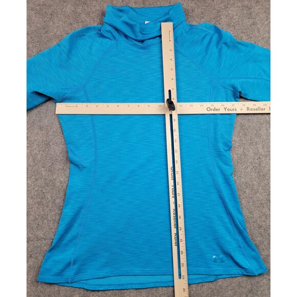 Under Armour Cold Gear Pullover Womens Medium Fitted Long Sleeve Athletic Shirt - Picture 10 of 12